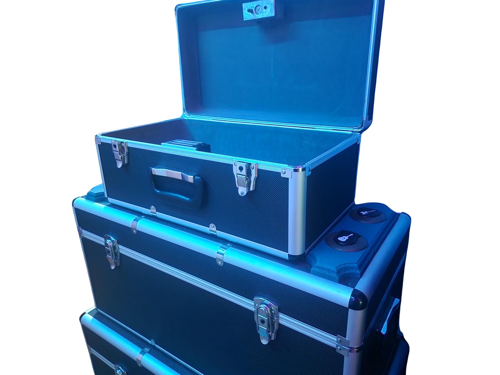 Flight case et 4 jetons résine