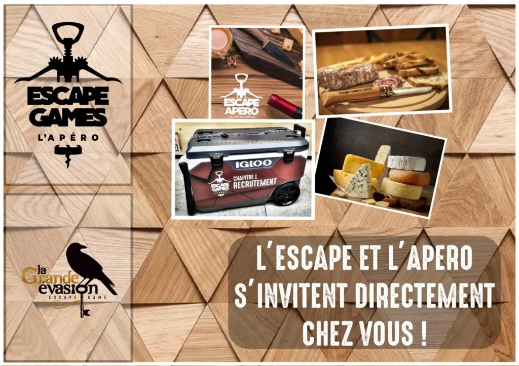 Escape Game L'Apéro à emporter chez vous - La Grande Évasion