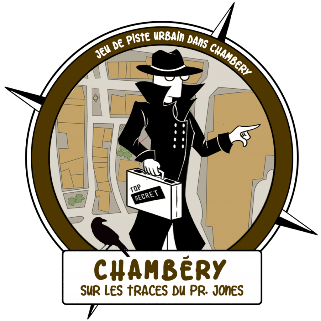 Logo City Game Chambéry - Sur les traces du Professeur Jones - La Grande Évasion