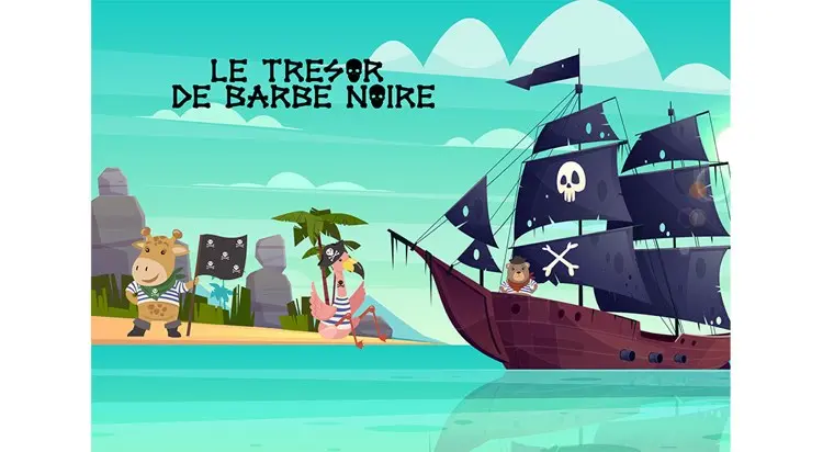 Cartes d'Évasion Le Trésor de Barbe Noire - La Grande Évasion