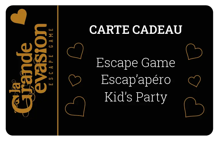 Commandez un bon cadeau escape game