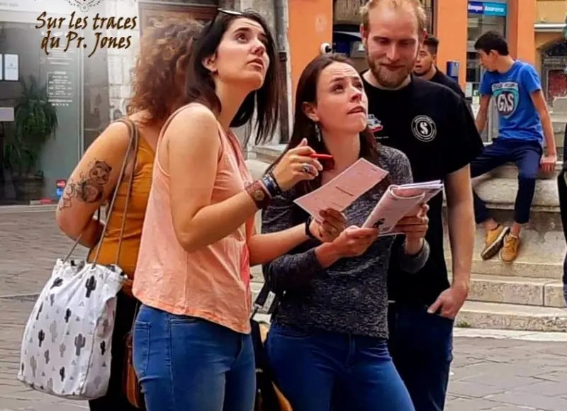 Joueurs sur un City Game- La Grande Évasion Chambéry