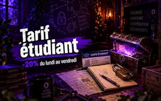 🎓 Tarif étudiant -20 %
